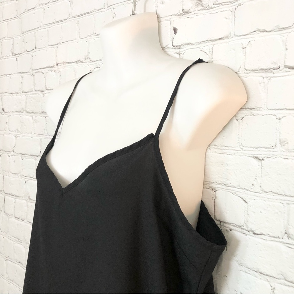 Black Sheer Spaghetti Strap Dress Small - Picture 3 of 8